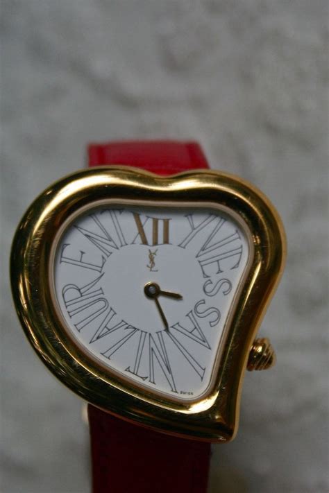 ysl watch heart|ysl heart watches for sale.